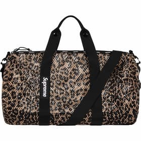 Supreme Mesh Duffle Bag Leopard