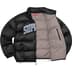 Supreme Mesh Jersey Puffer Jacket - Black (front)