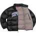 Supreme Mesh Jersey Puffer Jacket - Black (front)