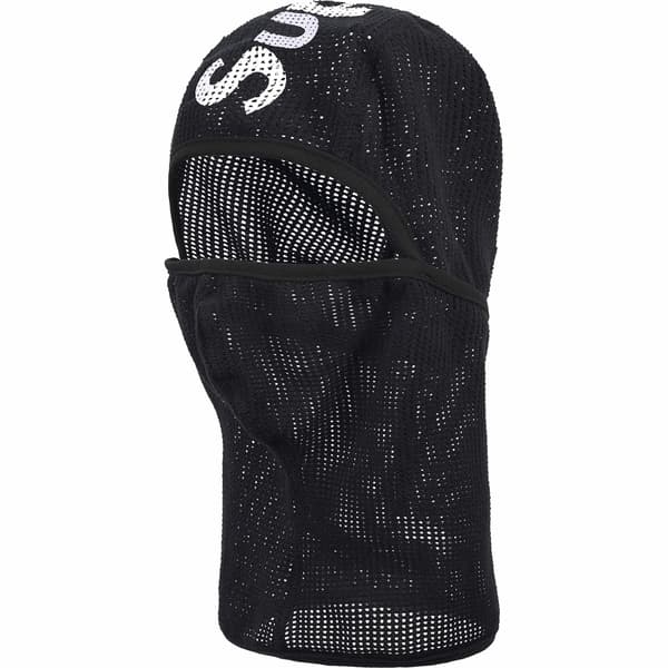 Supreme Mesh Lightweight Balaclava - Black (front)