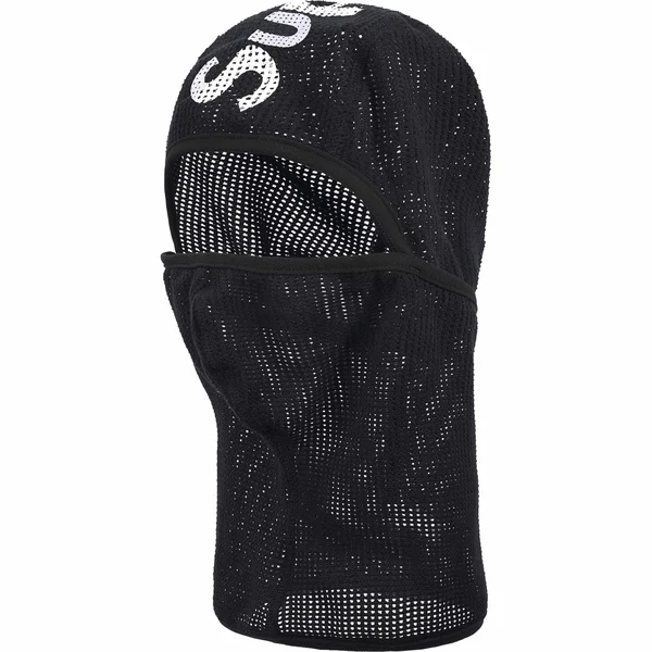 Supreme Mesh Lightweight Balaclava - Black (front)