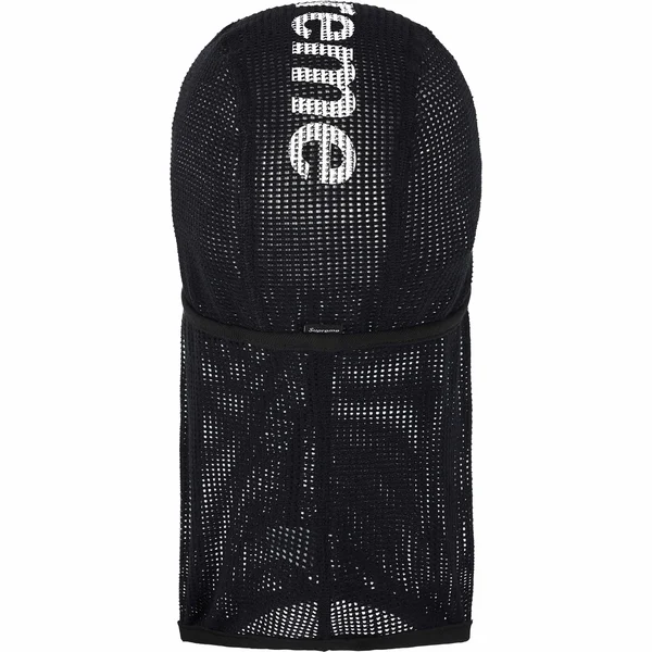 Supreme Mesh Lightweight Balaclava - Black (front)