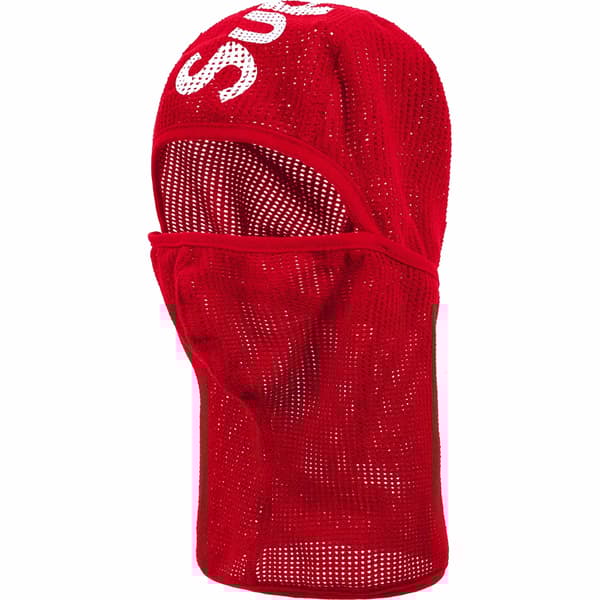 Supreme Mesh Lightweight Balaclava - Red (front)