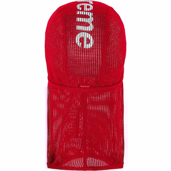 Supreme Mesh Lightweight Balaclava - Red (front)
