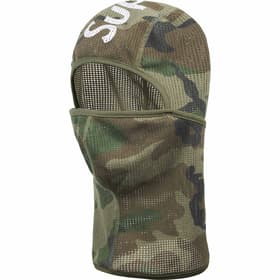 Supreme Mesh Lightweight Balaclava Woodland Camo