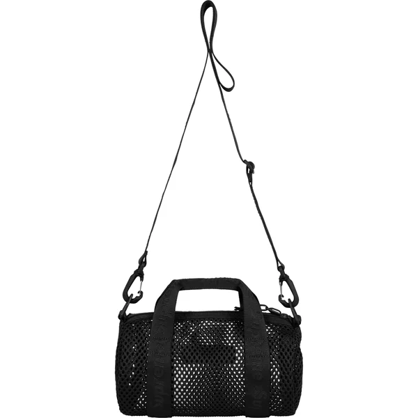 Supreme Mesh Mini Duffle Bag - Black (front)