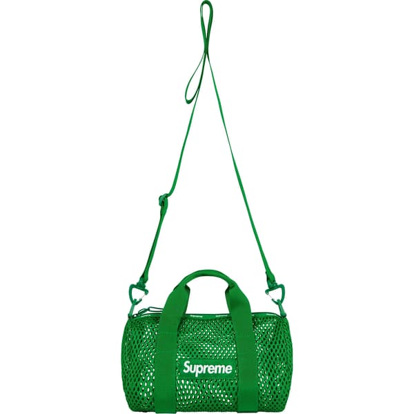 Supreme Mesh Mini Duffle Bag - Green (front)