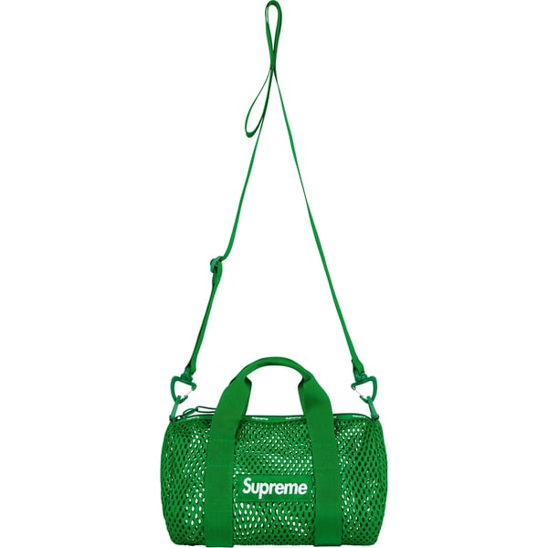 Supreme Mesh Mini Duffle Bag - Green (front)