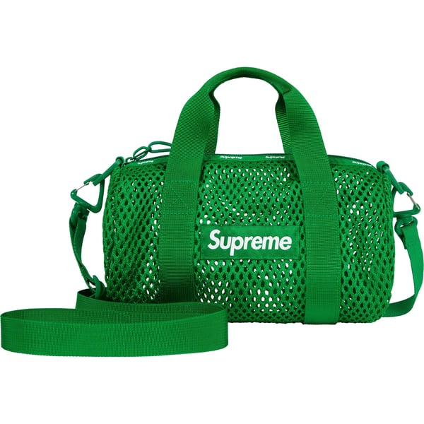 Supreme Mesh Mini Duffle Bag - Green (front)