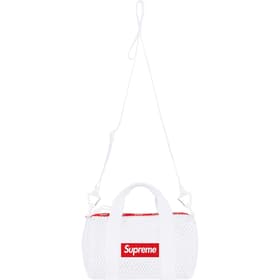 Supreme Mesh Mini Duffle Bag White