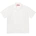 Supreme Mesh Panel Linen S/S Shirt - White (front)