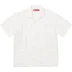 Supreme Mesh Panel Linen S/S Shirt - White (front)