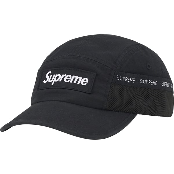 Supreme Mesh Pocket Camp Cap - Black (front)