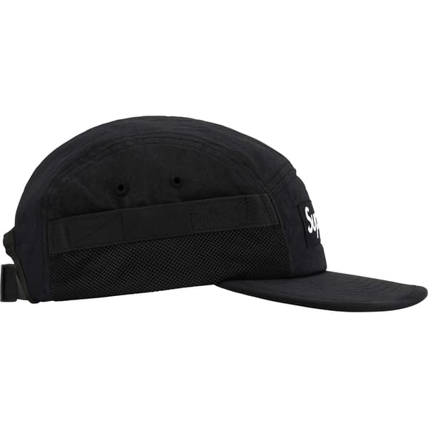 Supreme Mesh Pocket Camp Cap - Black (front)