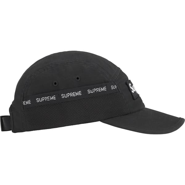 Supreme Mesh Pocket Camp Cap - Black (front)