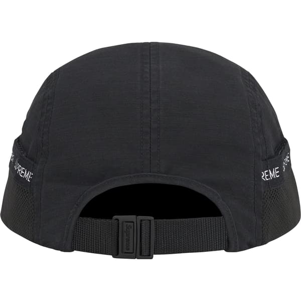 Supreme Mesh Pocket Camp Cap - Black (front)