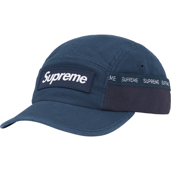 Supreme Mesh Pocket Camp Cap - Navy (front)