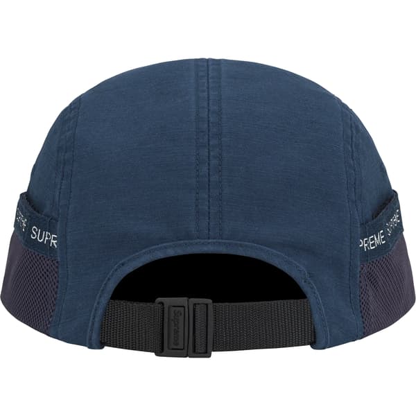 Supreme Mesh Pocket Camp Cap - Navy (front)