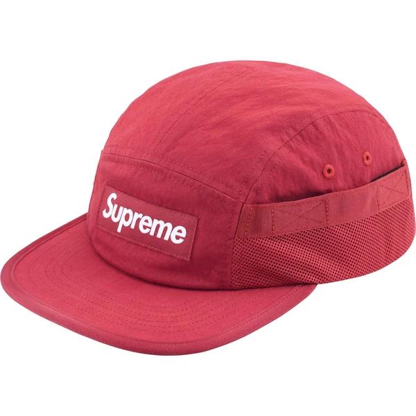 Supreme Mesh Pocket Camp Cap - Red (front)
