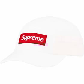 Supreme Mesh Pocket Camp Cap White