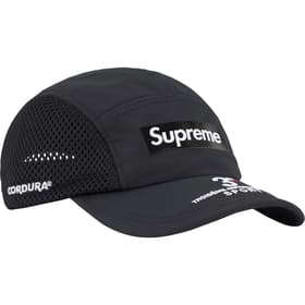 Supreme Mesh Side Panel Camp Cap Black