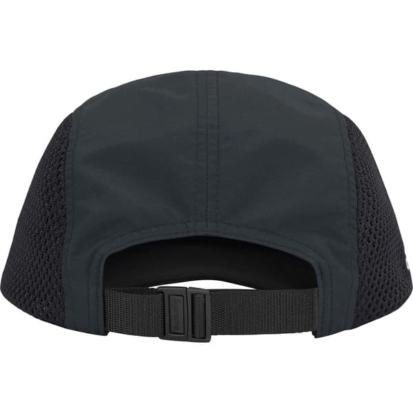 Supreme Mesh Side Panel Camp Cap - Black (front)