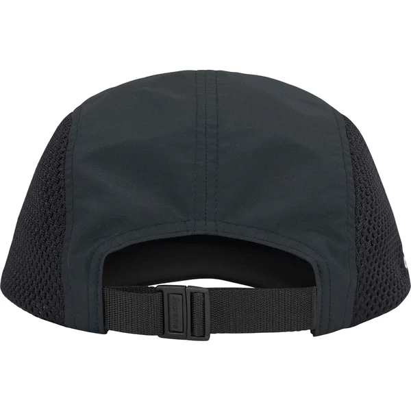 Supreme Mesh Side Panel Camp Cap - Black (front)