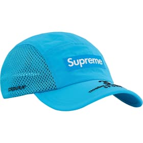 Supreme Mesh Side Panel Camp Cap Cyan