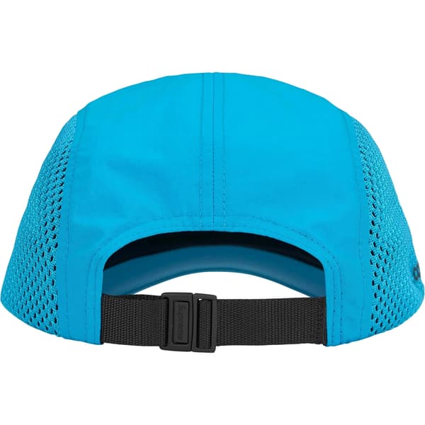 Supreme Mesh Side Panel Camp Cap - Cyan (front)