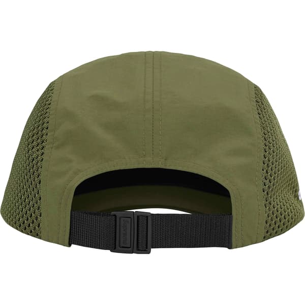 Supreme Mesh Side Panel Camp Cap - Olive (front)