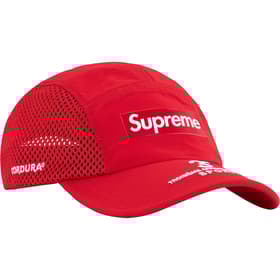 Supreme Mesh Side Panel Camp Cap Red