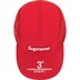 Supreme Mesh Side Panel Camp Cap - Red (front)
