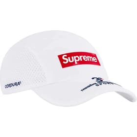 Supreme Mesh Side Panel Camp Cap White