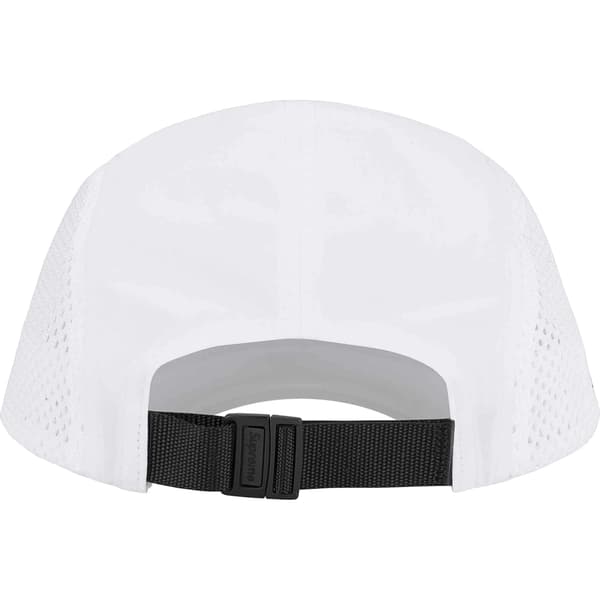 Supreme Mesh Side Panel Camp Cap - White (front)