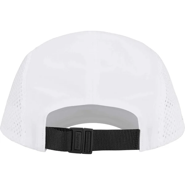 Supreme Mesh Side Panel Camp Cap - White (front)