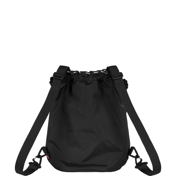 Supreme Mesh Small Backpack - Black (front)