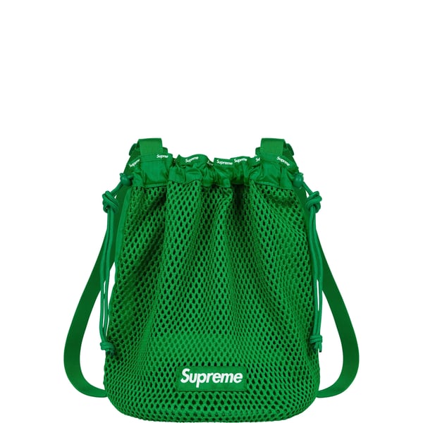 Supreme Mesh Small Backpack - Green (front)
