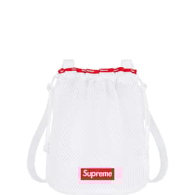 Supreme Mesh Small Backpack White