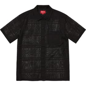 Supreme Mesh Stripe S/S Shirt Black