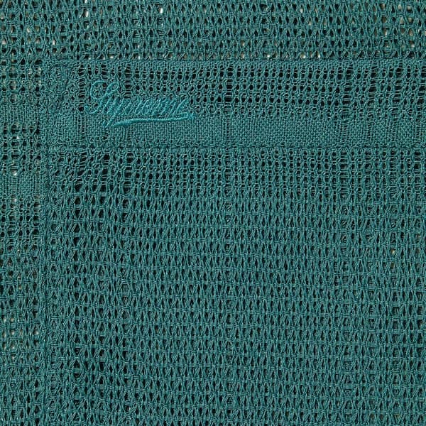 Supreme Mesh Stripe S/S Shirt - Green (front)