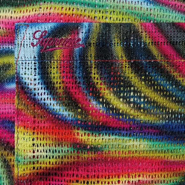 Supreme Mesh Stripe S/S Shirt - Multicolor (front)