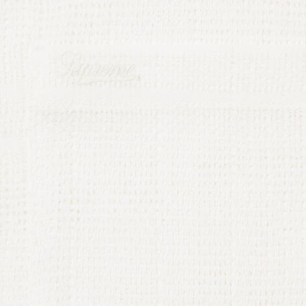 Supreme Mesh Stripe S/S Shirt - White (front)