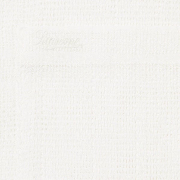 Supreme Mesh Stripe S/S Shirt - White (front)