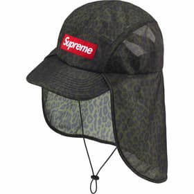 Supreme Mesh Sunshield Camp Cap Leopard