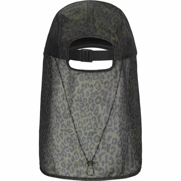 Supreme Mesh Sunshield Camp Cap - Leopard (front)