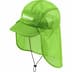 Supreme Mesh Sunshield Camp Cap - Lime (front)