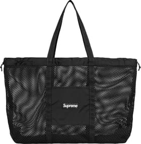 Supreme Mesh Tote Bag Black