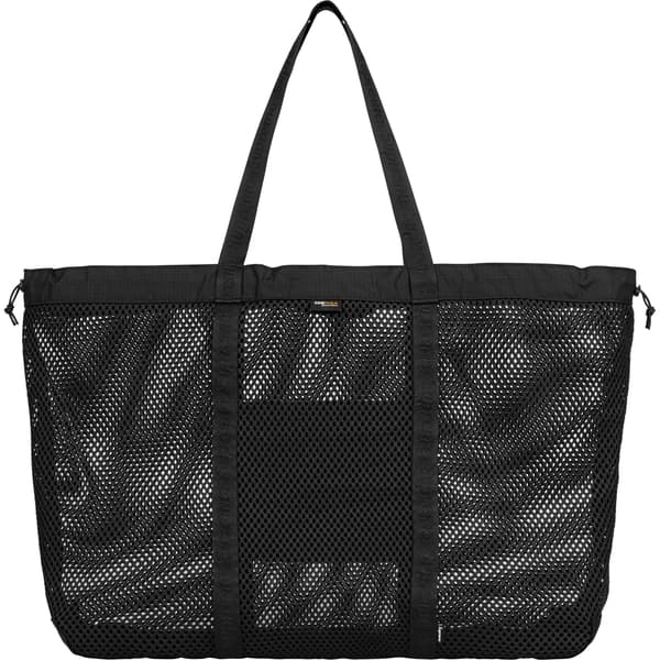 Supreme Mesh Tote Bag - Black (front)