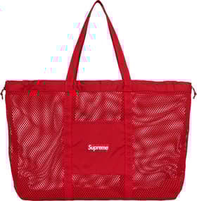 Supreme Mesh Tote Bag Red