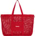 Supreme Mesh Tote Bag - Red (front)
